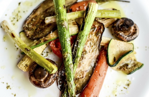 Plate of Grilled Vegetables