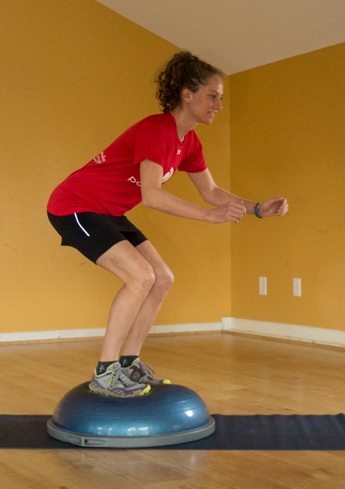 Core Corner BOSU Jumping Squats Endurance Magazine