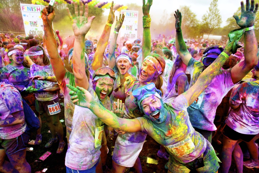 holi color run london