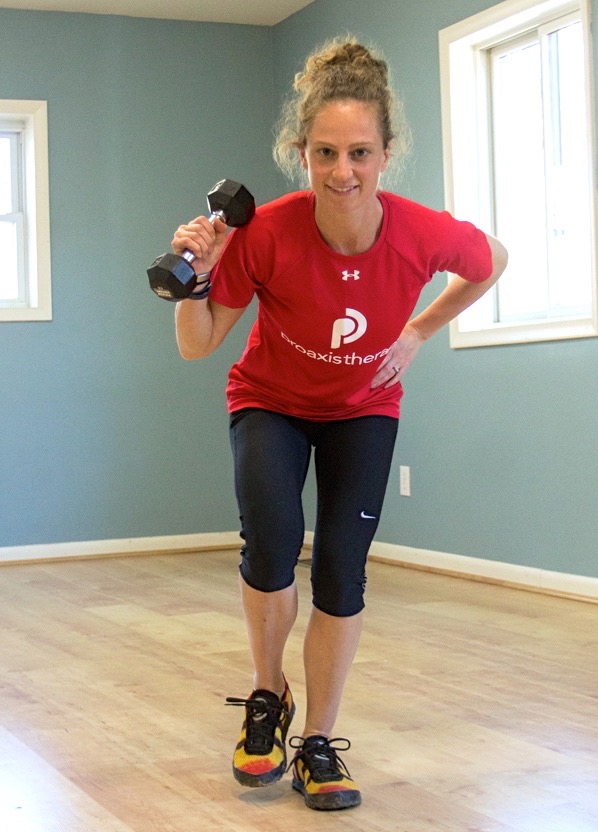 Rotational single leg sale squat
