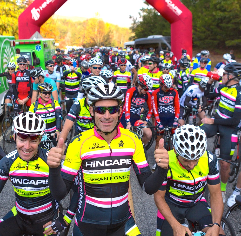CYCLING The Hincapie Gran Fondo October 22 Greenville, SC