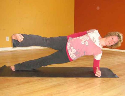 Side Plank with Top Leg Swinging Forward and Back